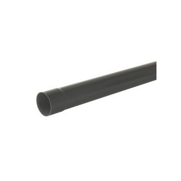 Tube de descente cylindrique Ø 100 diamètre Ø 100mm couleur Gris anthracite Nicoll | TD1002PA