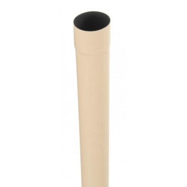 Tube de descente cylindrique Ø 100 diamètre Ø 100mm couleur Sable Nicoll | TD1002PS