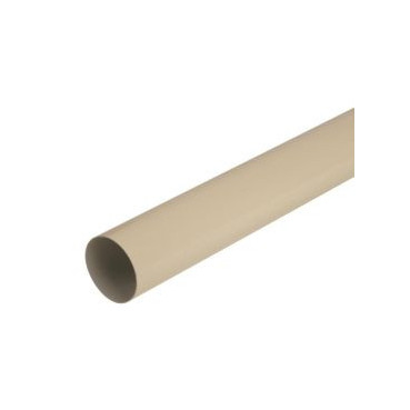 Tube de descente cylindrique Ø 100 diamètre Ø 100mm couleur Sable Nicoll | TD1003S