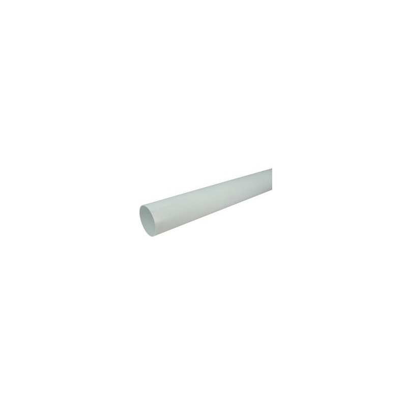 Tube de descente cylindrique Ø 100 diamètre Ø 100mm couleur Blanc Nicoll | TD100B