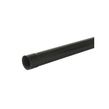 Tube de descente cylindrique Ø 100 diamètre Ø 100mm couleur Noir Nicoll | TD100PN