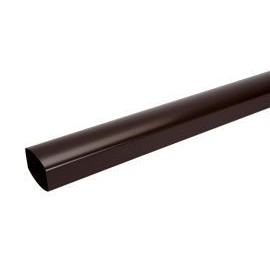 Tube de descente ovoïde 105x76 diamètre Ø 105mm x 76mm couleur Marron Nicoll | TD107M