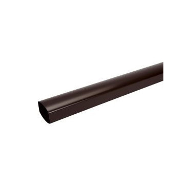 Tube de descente ovoïde 105x76 diamètre Ø 105mm x 76mm couleur Marron Nicoll | TD107M