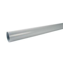 Tube de descente cylindrique Ø 125 diamètre Ø 125mm couleur Gris Nicoll | TD125