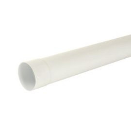 Tube de descente cylindrique Ø 125 diamètre Ø 125mm couleur Blanc Nicoll | TD125PB