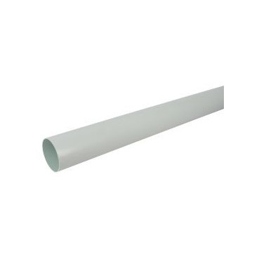 Tube de descente cylindrique Ø 80 diamètre Ø 80mm couleur Gris Nicoll | TD80