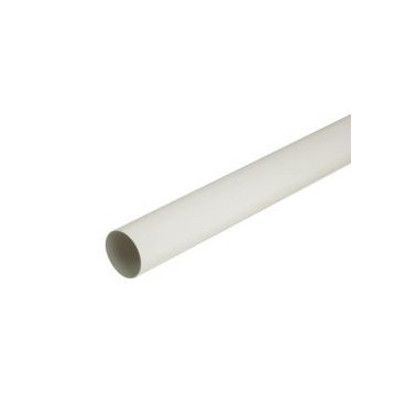 Tube de descente cylindrique Ø 80 diamètre Ø 80mm couleur Blanc Nicoll | TD802B