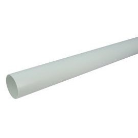 Tube de descente cylindrique Ø 80 diamètre Ø 80mm couleur Blanc Nicoll | TD80B