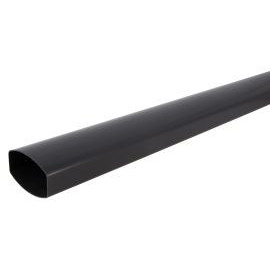 Tube de descente ovoïde 90x56 diamètre Ø 90mm x 56mm couleur Gris anthracite Nicoll | TD952A