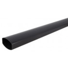 Image du produit : Tube de descente ovoïde 90x56 diamètre Ø 90mm x 56mm couleur Gris anthracite Nicoll | TD952A