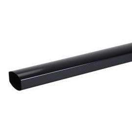 Tube de descente ovoïde 90x56 diamètre Ø 90mm x 56mm couleur Noir Nicoll | TD952N