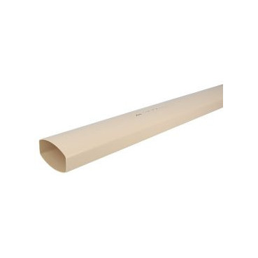 Tube de descente ovoïde 90x56 diamètre Ø 90mm x 56mm couleur Sable Nicoll | TD952S