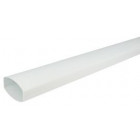 Image du produit : Tube de descente ovoïde 90x56 diamètre Ø 90mm x 56mm couleur Blanc Nicoll | TD953B