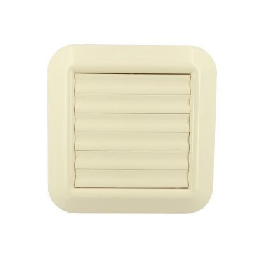 Traversée de mur diamètre Ø 100mm x 130mm x 100mm - hauteur 204mm - largeur 204mm - longueur 400mm couleur Sable Nicoll | TMTX