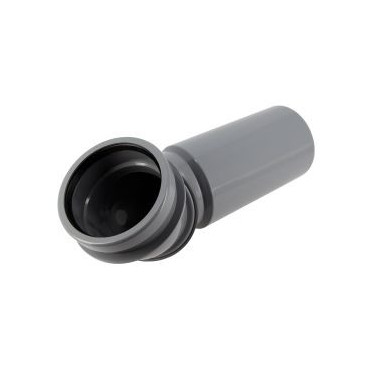 Pipe d'évacuation bâti-support diamètre Ø 100mm - longueur 250mm Nicoll | UPORTBAT