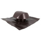 Image du produit : Chapeau de ventilation avec collerette d'étanchéité Atemax diamètre Ø 160mm - largeur 500mm - longueur 550mm couleur Marron Nicoll | VVE16M