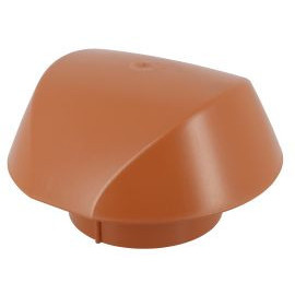 Chapeau de ventilation simple avec moustiquaire Atemax diamètre Ø 100mm couleur Rouge Terracotta Nicoll | VVM10T