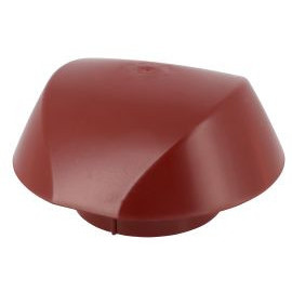 Chapeau de ventilation simple avec moustiquaire Atemax diamètre Ø 125mm couleur Rouge Nicoll | VVM12R