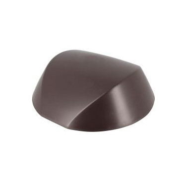 Chapeau de ventilation simple avec moustiquaire Atemax diamètre Ø 160mm couleur Marron Nicoll | VVM16M