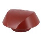 Image du produit : Chapeau de ventilation simple avec moustiquaire Atemax diamètre Ø 160mm couleur Rouge Nicoll | VVM16R