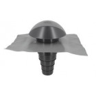 Image du produit : Chapeau de ventilation avec adaptateur tuile à douille Atemax diamètre Ø 160mm x 160mm - largeur 550mm - longueur 500mm couleur Gris anthracite Nicoll | VVMD16A