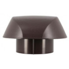 Image du produit : Chapeau de ventilation simple Atemax diamètre Ø 100mm couleur Marron Nicoll | VVS10M