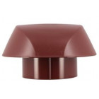 Image du produit : Chapeau de ventilation simple Atemax diamètre Ø 100mm couleur Rouge Nicoll | VVS10R