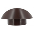 Image du produit : Chapeau de ventilation simple Atemax diamètre Ø 125mm couleur Marron Nicoll | VVS12M