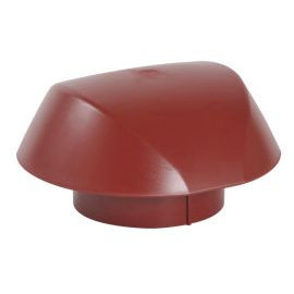 Chapeau de ventilation simple Atemax diamètre Ø 125mm couleur Rouge Nicoll | VVS12R