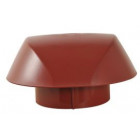 Image du produit : Chapeau de ventilation simple Atemax diamètre Ø 125mm couleur Rouge Nicoll | VVS12R