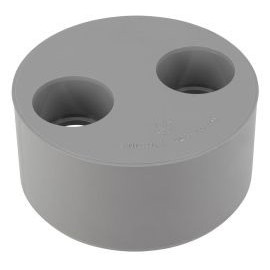 Tampon de réduction double Mâle - Femelle diamètre Ø 125mm x 40mm x 40mm Nicoll | X44