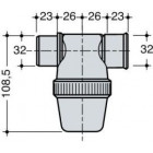 Image du produit : Siphon de lavabo PVC-C diamètre Ø 32mm Nicoll | YF1C