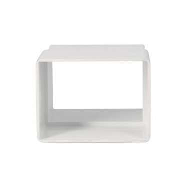 Manchette pour tube de descente rectangulaire 73x100 diamètre Ø 73mm x 100mm couleur Blanc Nicoll | ZQGTB