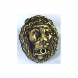 Rosace décorative - grante tête de lion - 22 x 25 cm | 0156