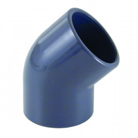 Coude 45° PVC pression 05 01 - 25 mm CEPEX | 01747
