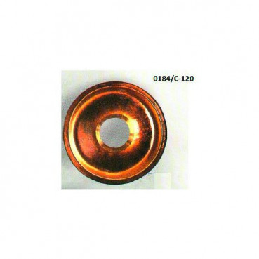 Rosace décorative RONDE - 12 cm - 1/2" | 0184/C-120