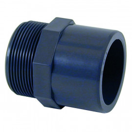 Embout PVC pression 05 15 - 75 mm - 63 x 1"1/2 CEPEX | 02093