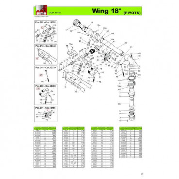 Canon d'irrigation / arrosage SIME WING - 18 ° - femelle (taraudé) SIME | 10441