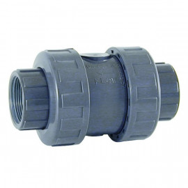 Clapet PVC - Diamètre 1 : 63 mm - Diamètre 2 : 50 mm - Embout : à coller - Femelle CEPEX | 25698