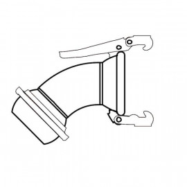 Coude 45° type Spherique -...