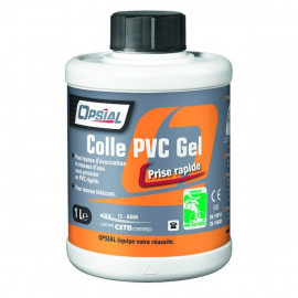Colle PVC gel eau potable - 1000 mL OPSIAL CONSTRUCTION | 3661578024026