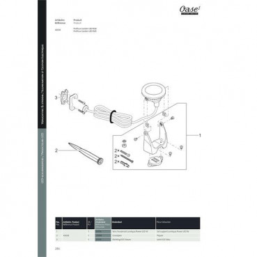 Projecteur PROFILUX GARDEN RGB OASE | 42638