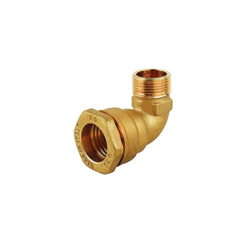 COUDE COMPRESSION LAITON FILETE - 32 mm - 1" | H004003OT