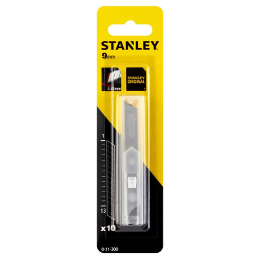 Lames de cutters 9mm - distributeur 10 lames Stanley | 0-11-300