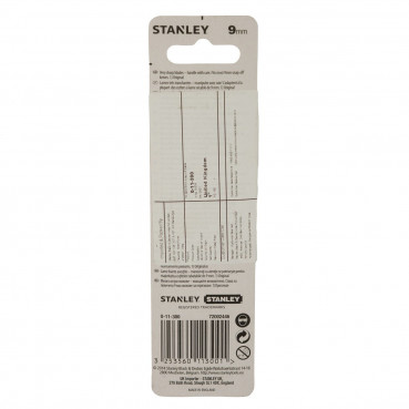 Lames de cutters 9mm - distributeur 10 lames Stanley | 0-11-300