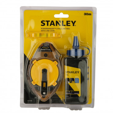 Cordeau traceur Stanley 30 mètres kit powerwinder | 0-47-465