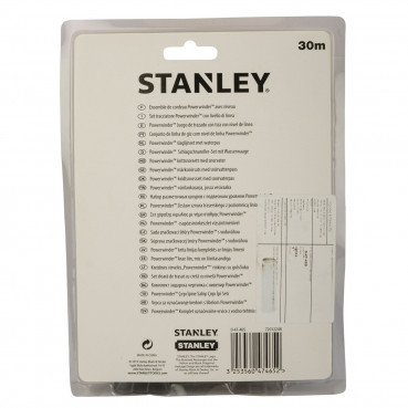 Cordeau traceur Stanley 30 mètres kit powerwinder | 0-47-465