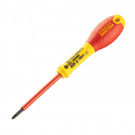 Tournevis Stanley phillips isolé 1000 Volts PH1 x 100mm FATMAX | 0-65-415