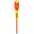 Image du produit : Tournevis Stanley pozidriv isolé 1000 Volts PZ1 x 100mm FATMAX | 1-65-418