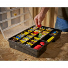 Image du produit : Organiseur Stanley 25 compartiments - largeur 32.7 cm - Hauteur 7.9 cm - longueur 460 mm | 1-92-762